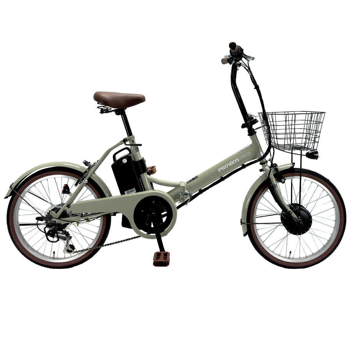 折りたたみ電動アシスト自転車20インチ P-206E