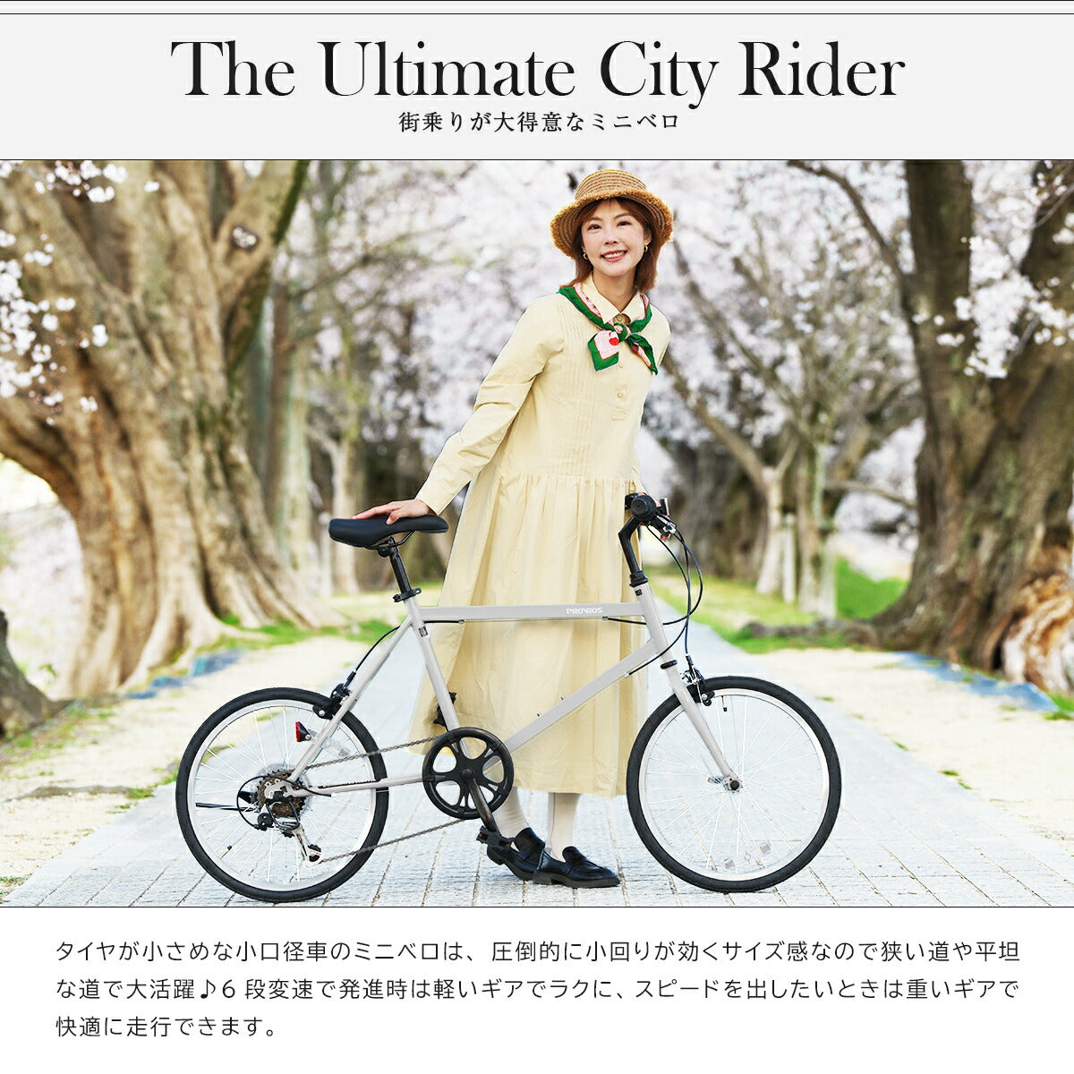 PROVROSミニベロ自転車20インチ