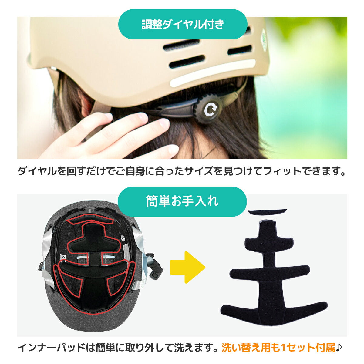 PROVROS 自転車用ヘルメット PKH-001