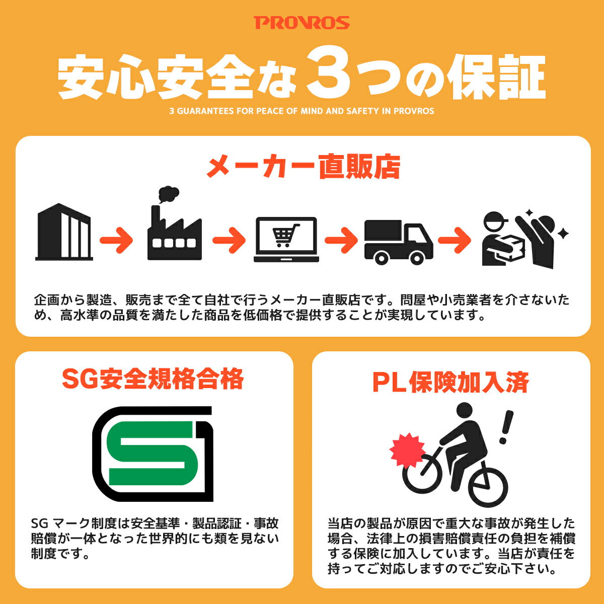 PROVROS 自転車用ヘルメット PKH-001