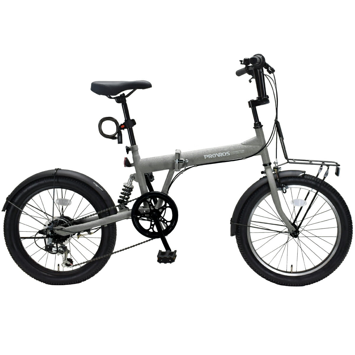 サスペンション付き折りたたみ自転車 20インチ P-S206