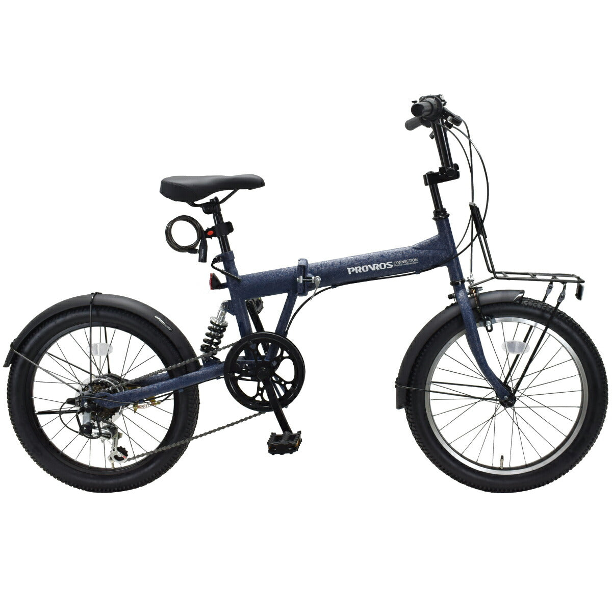 サスペンション付き折りたたみ自転車 20インチ P-S206