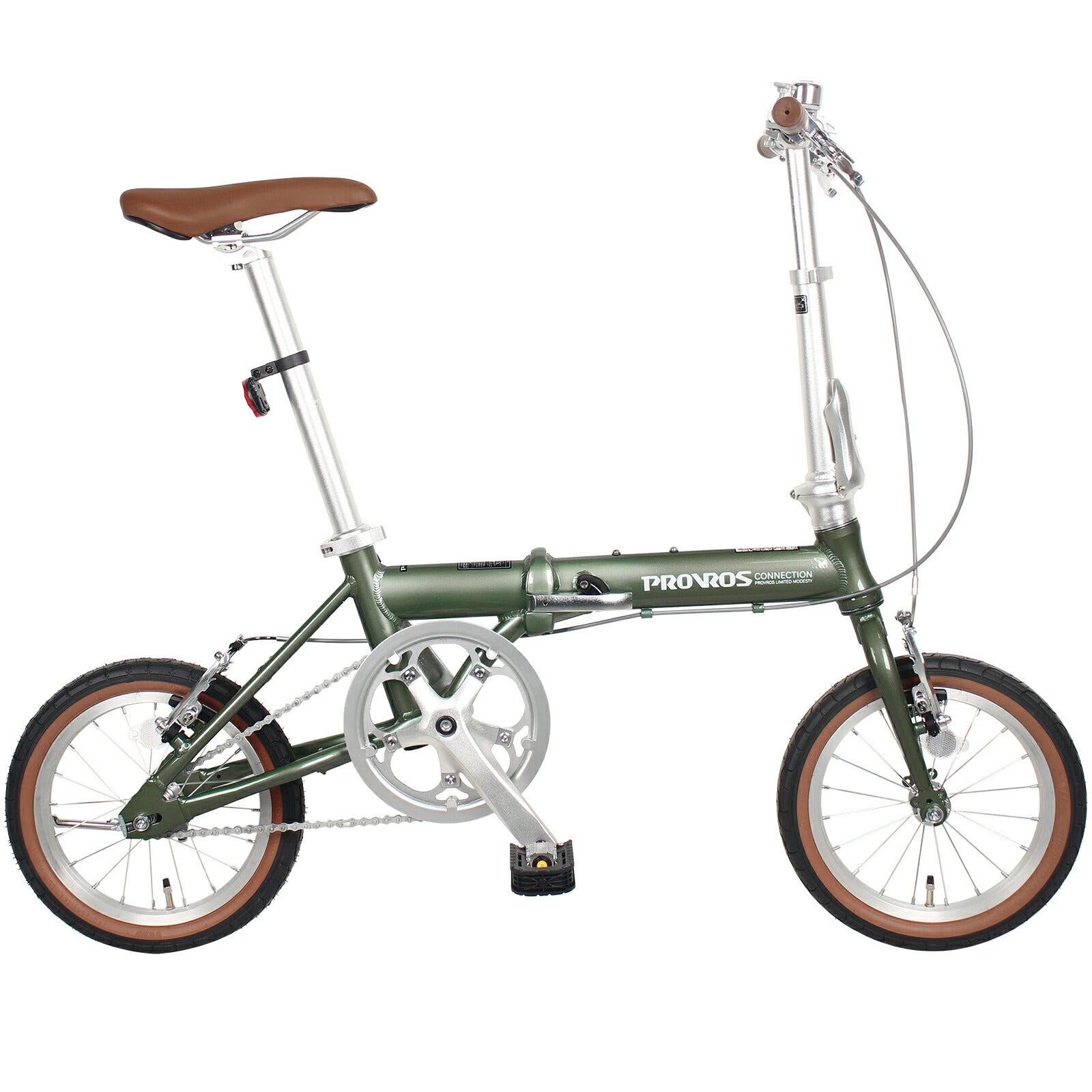 いぬけん PROVROS P140 シングル 折りたたみ自転車 14インチ 超軽量 自転車 ミニベロ 輪行袋