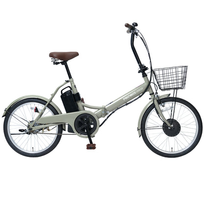 折りたたみ電動アシスト自転車20インチ P-201E