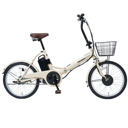 折りたたみ電動アシスト自転車20インチ P-201E