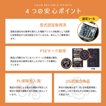 折りたたみ電動アシスト自転車20インチ P-201E