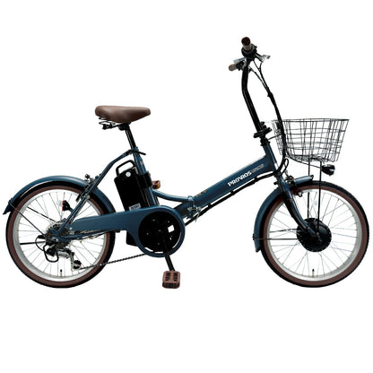 折りたたみ電動アシスト自転車20インチ P-206E