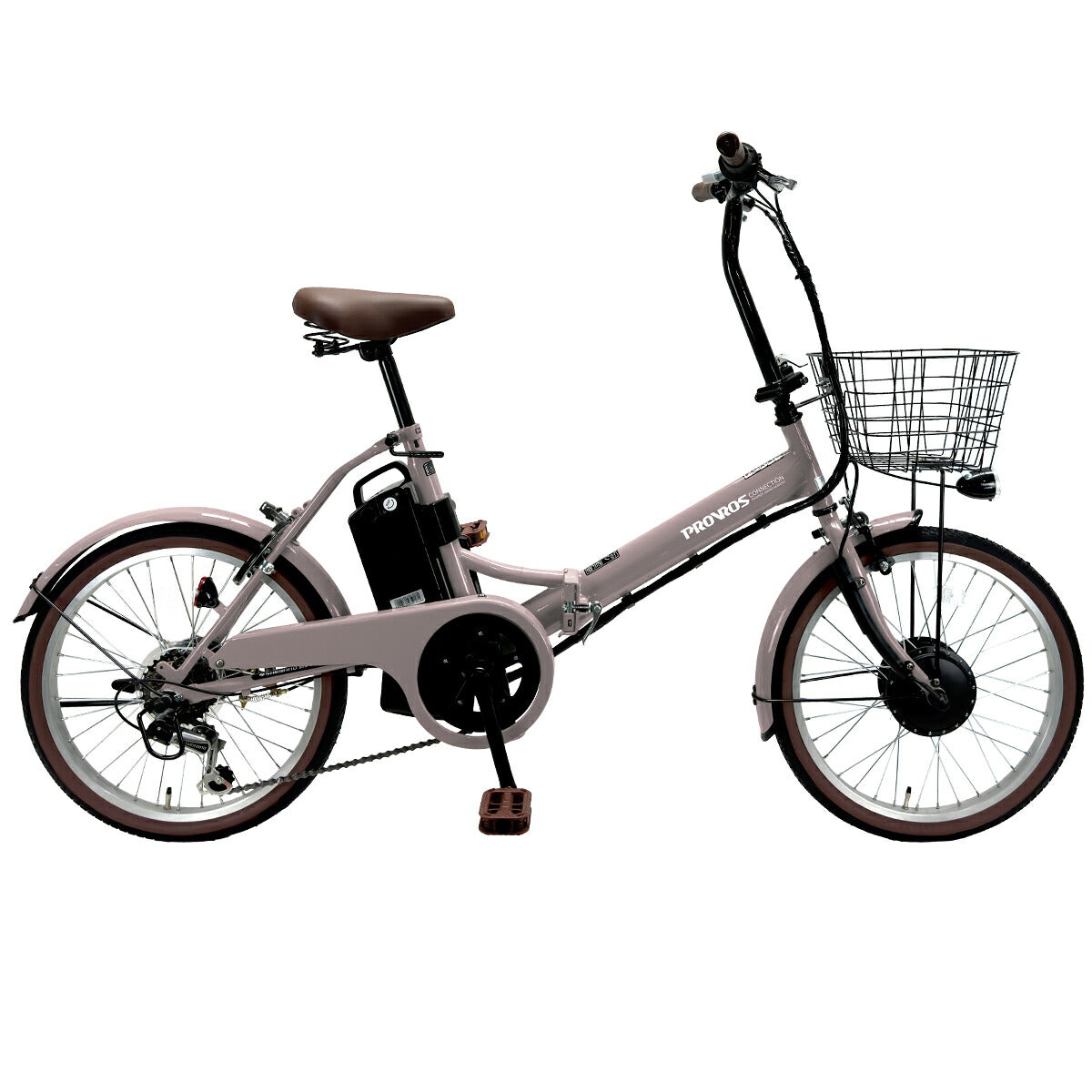 20インチ折りたたみ電動アシスト自転車 Provros P-206E 電動アシスト自転車 20インチ 折りたたみ シマノ6段変速 最大