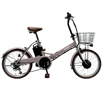 折りたたみ電動アシスト自転車20インチ P-206E