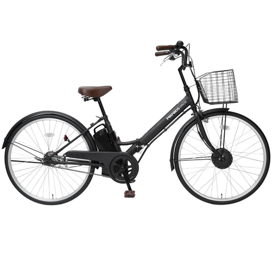 折りたたみ電動アシスト自転車26インチ P-261E