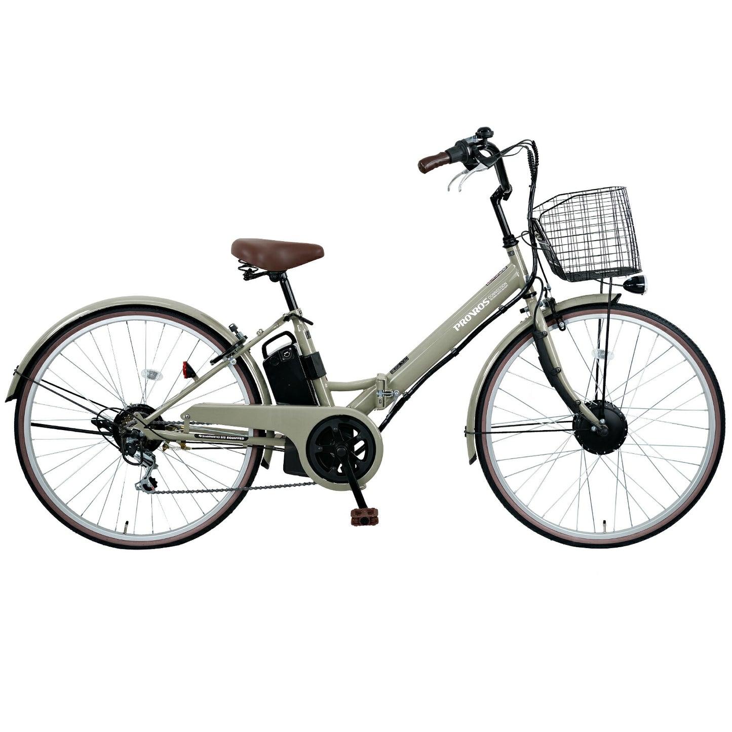 折りたたみ電動アシスト自転車26インチ P-266E