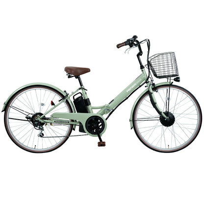折りたたみ電動アシスト自転車26インチ P-266E