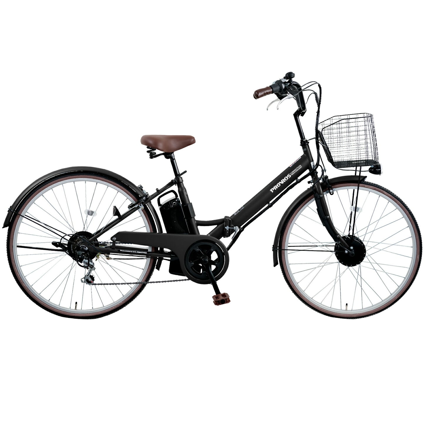 折りたたみ電動アシスト自転車26インチ P-266E