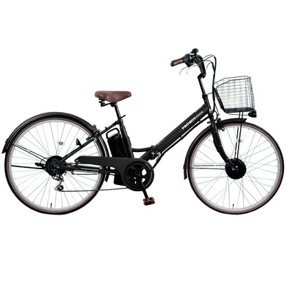 折りたたみ電動アシスト自転車26インチ P-266E