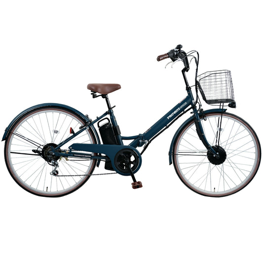 折りたたみ電動アシスト自転車26インチ P-266E