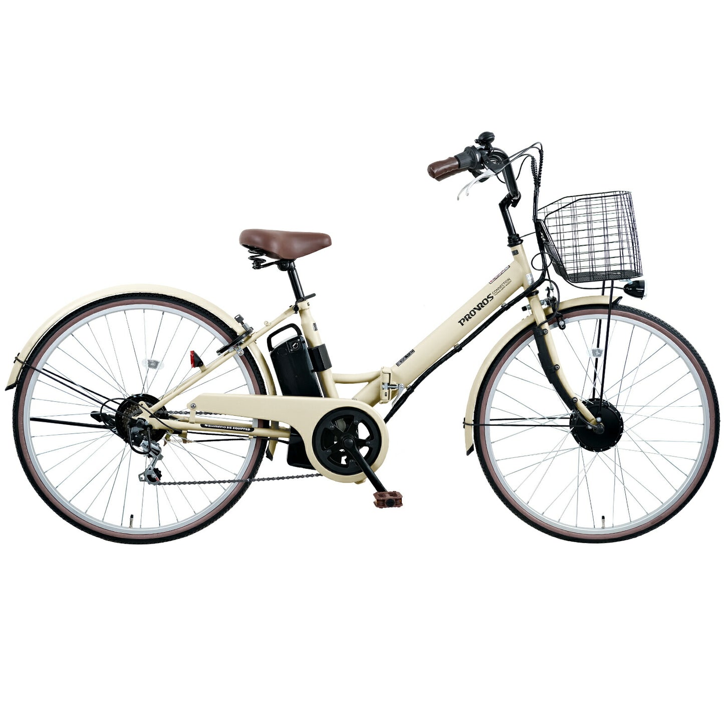 折りたたみ電動アシスト自転車26インチ P-266E