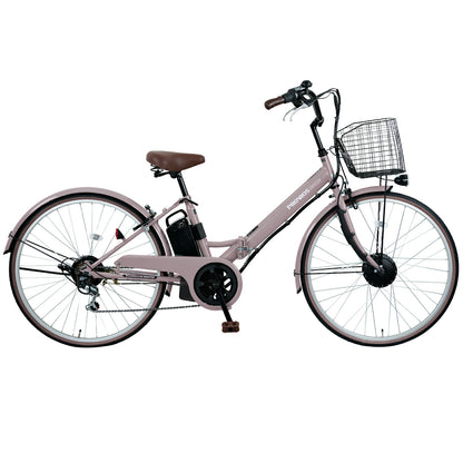 折りたたみ電動アシスト自転車26インチ P-266E