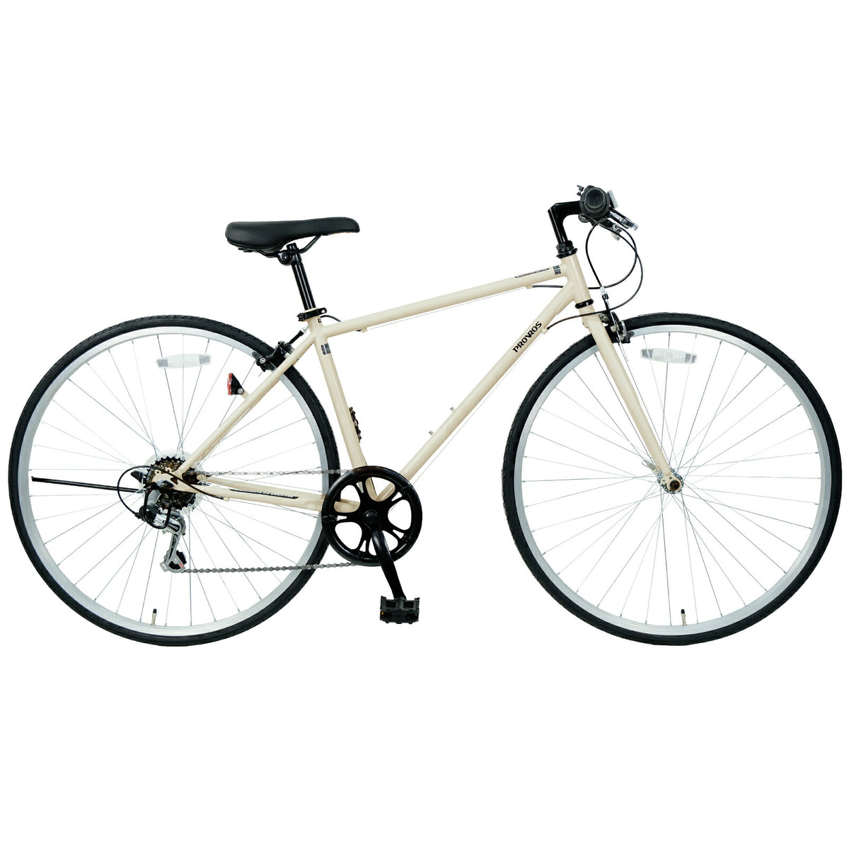 PROVROS クロスバイク 自転車 700×28C シマノ6段変速 ギア ワイヤー錠 