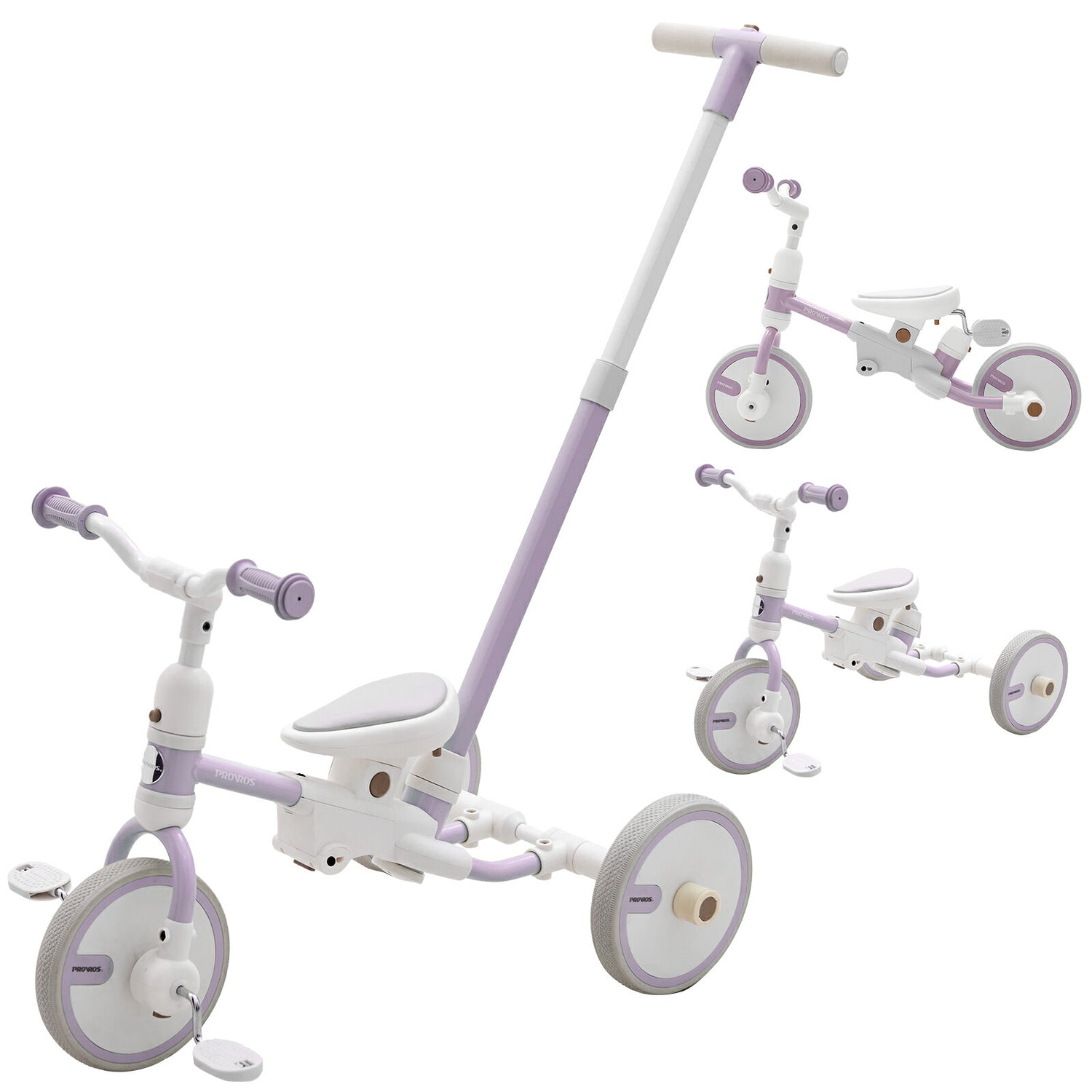 押手棒付き3Ways三輪車