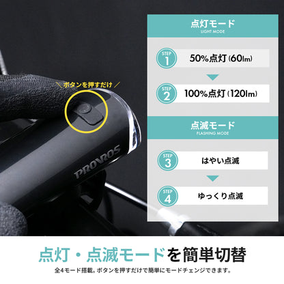 電池式サイクルライト PLT-001