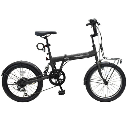 サスペンション付き折りたたみ自転車 20インチ P-S206