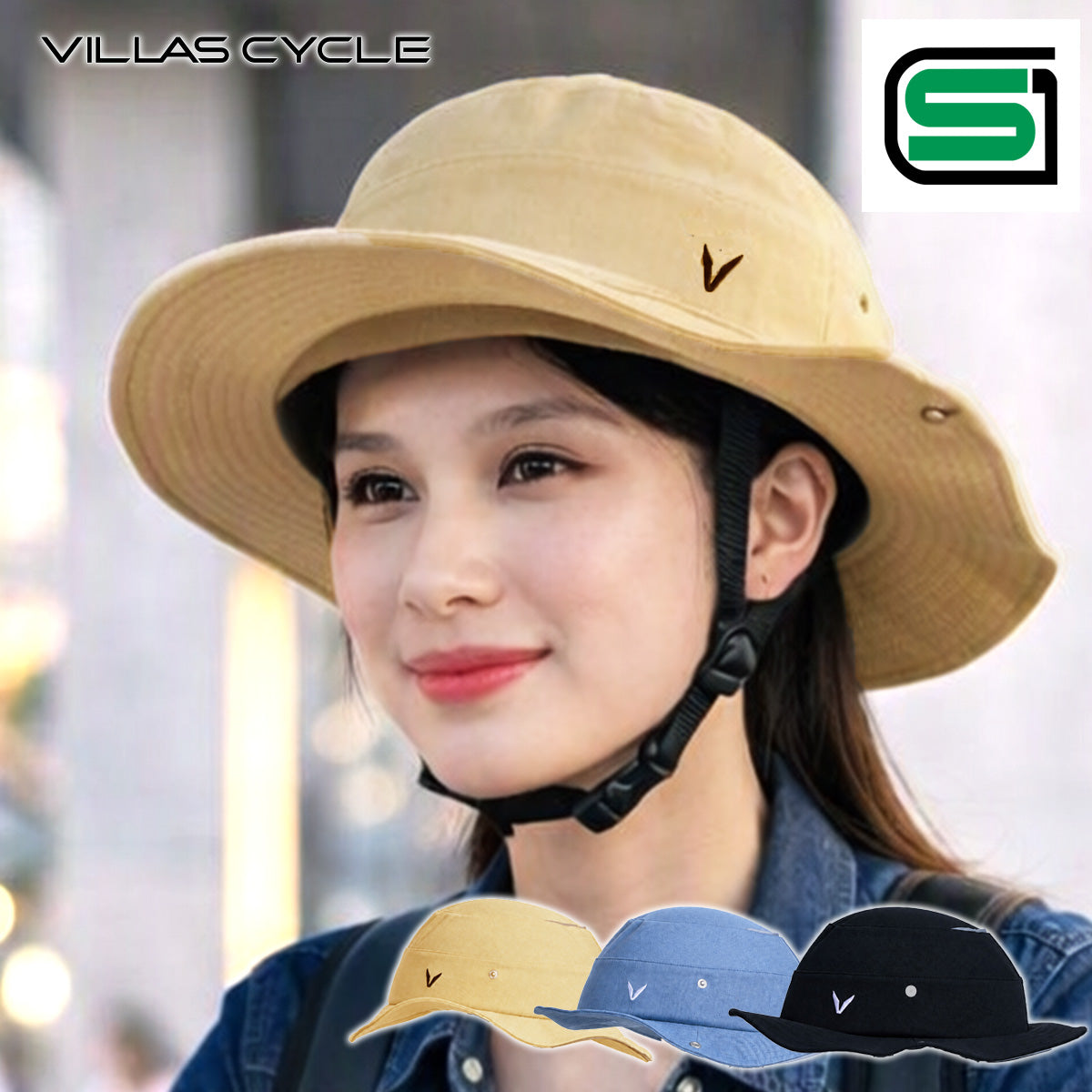 ハット型 自転車ヘルメット VH-003